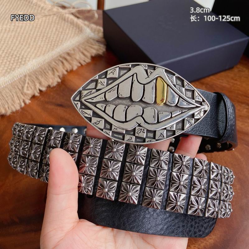 Chrome Hearts belt 38mmX100-125cm 8L69